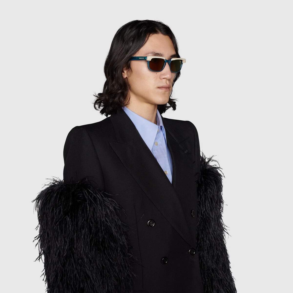 Rectangular frame sunglasses - 3