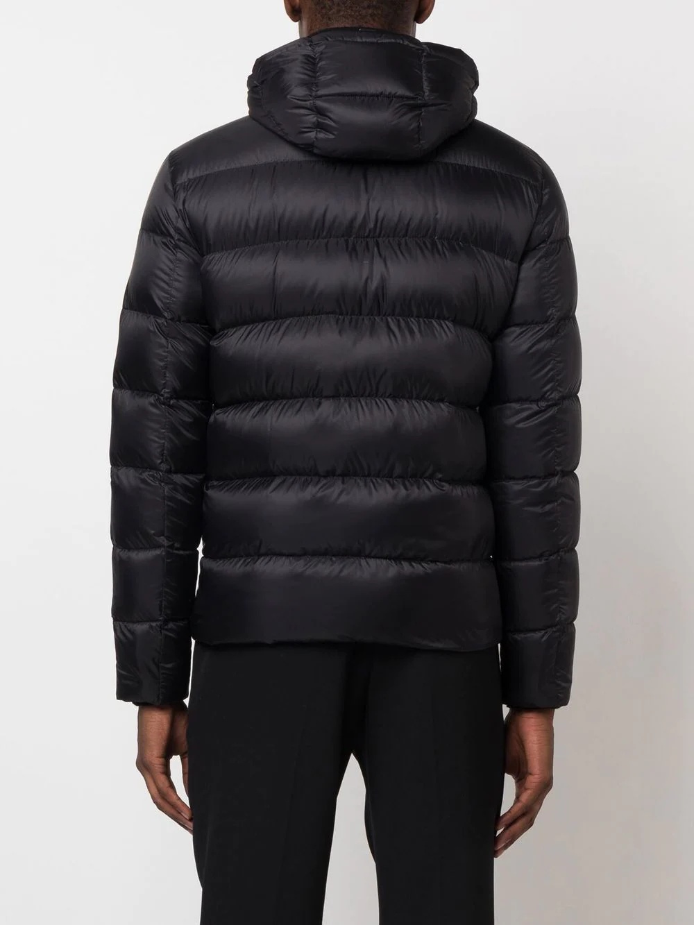 hooded zip-up puffer jacket - 4