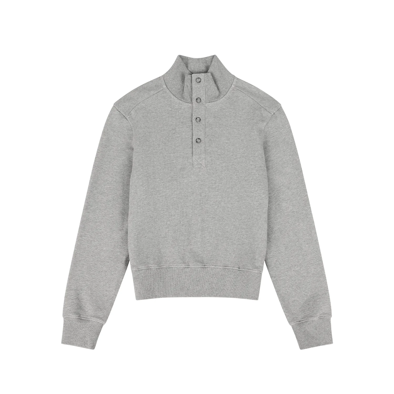 PORT PULLOVER GREY MARLE - 1