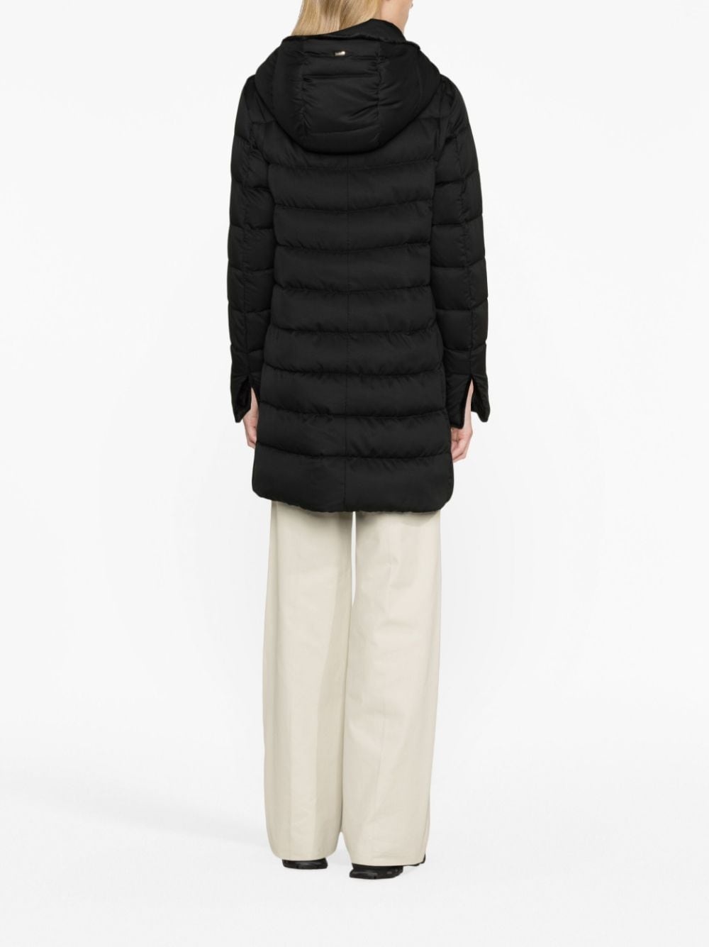 quilted hooded coat - 3