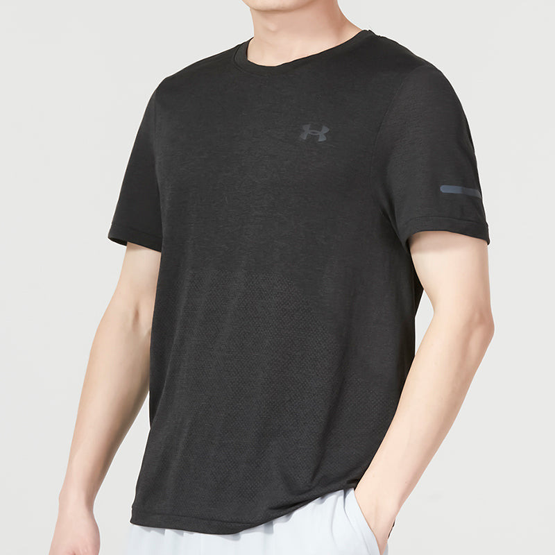 Under Armour Seamless Stride Short Sleeve 'Black' 1375692-001 - 5