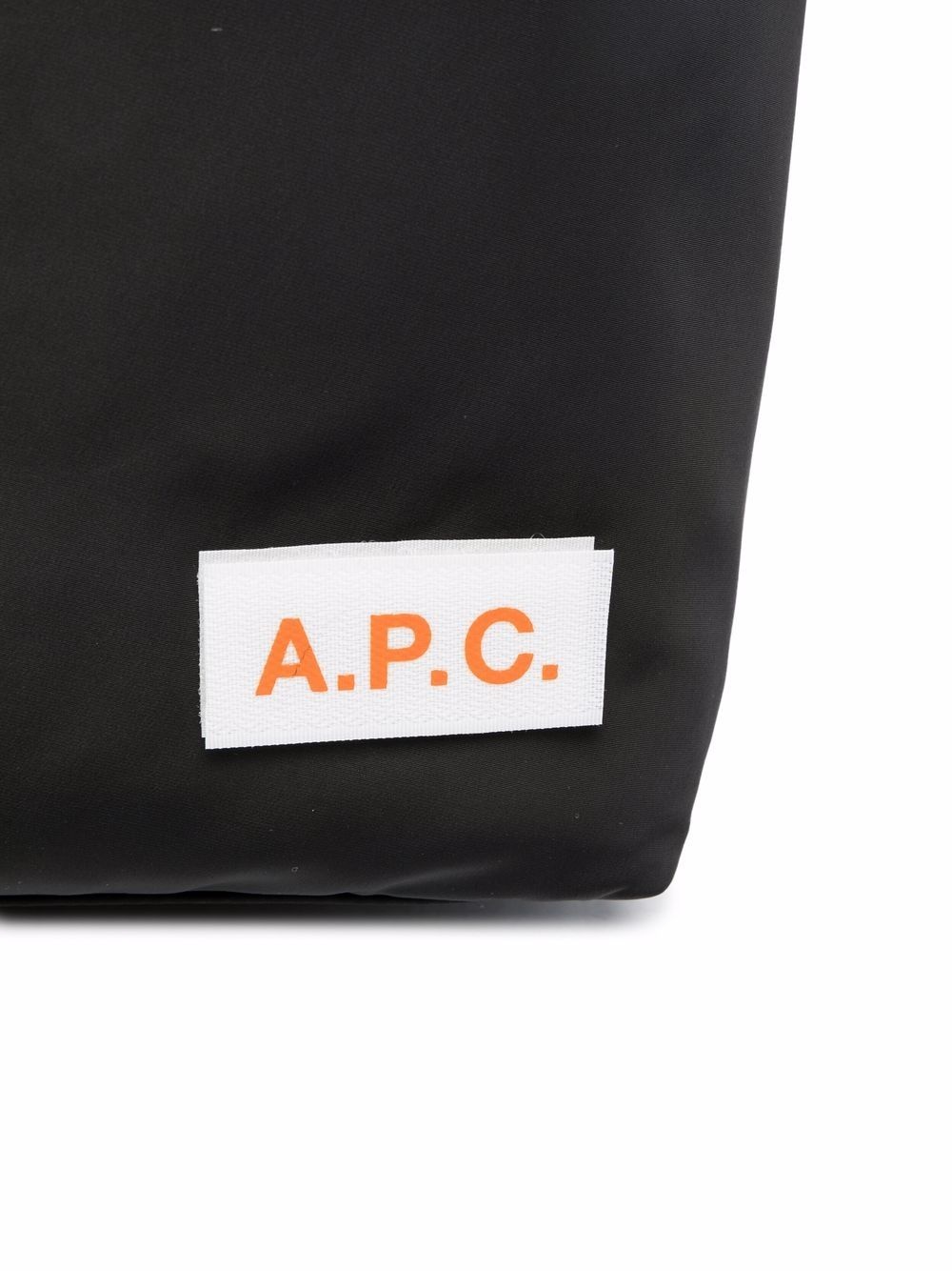 logo patch top-handle tote - 4