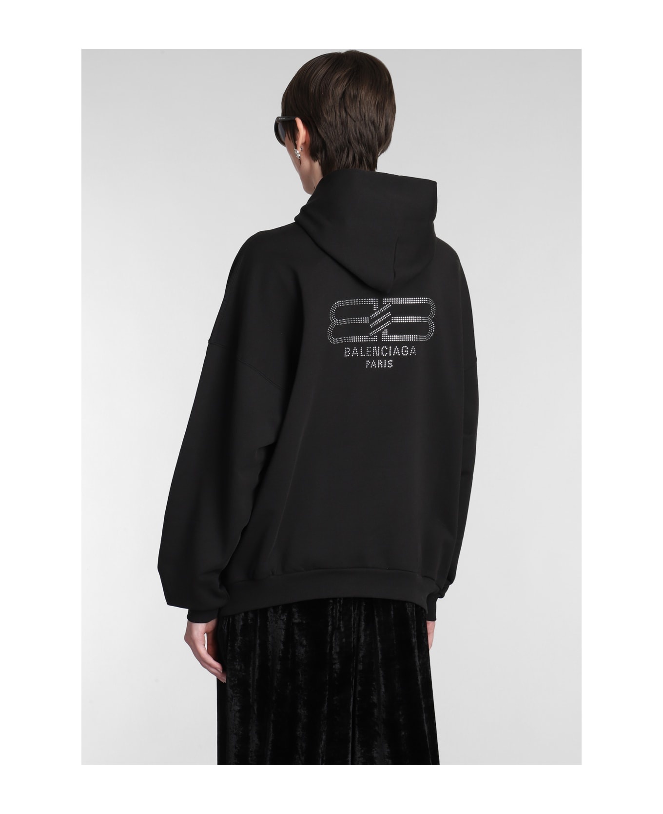 Sweatshirt In Black Cotton - 3