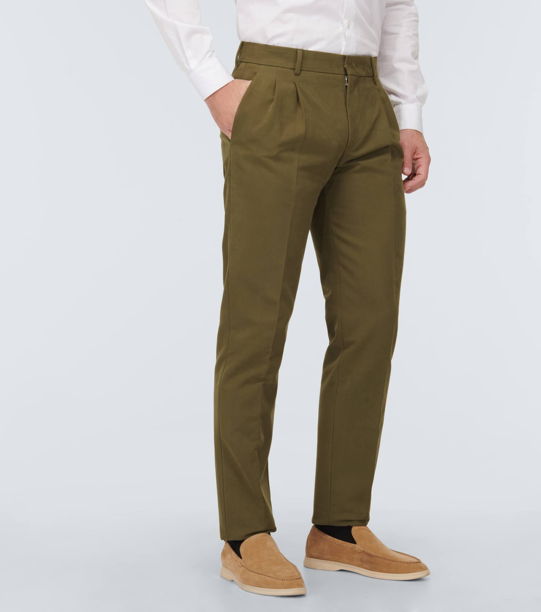 City straight cotton pants - 3