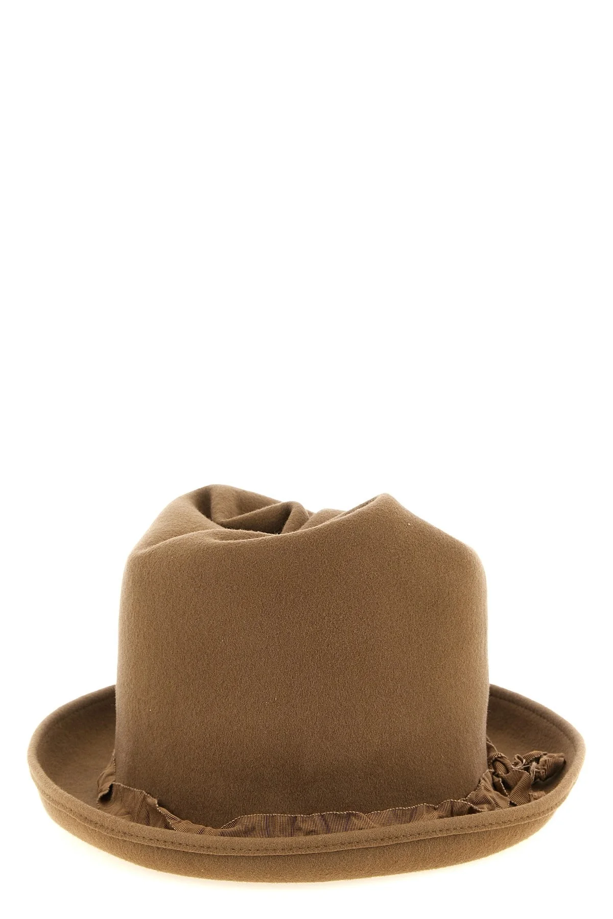 Curled Crown Hat - 1