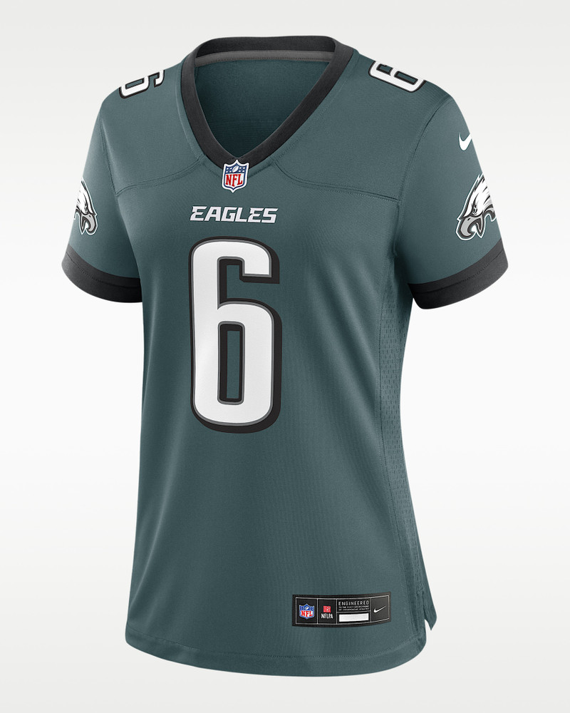 DeVonta Smith Philadelphia Eagles Women’s Nike NFL Game Jersey 1
