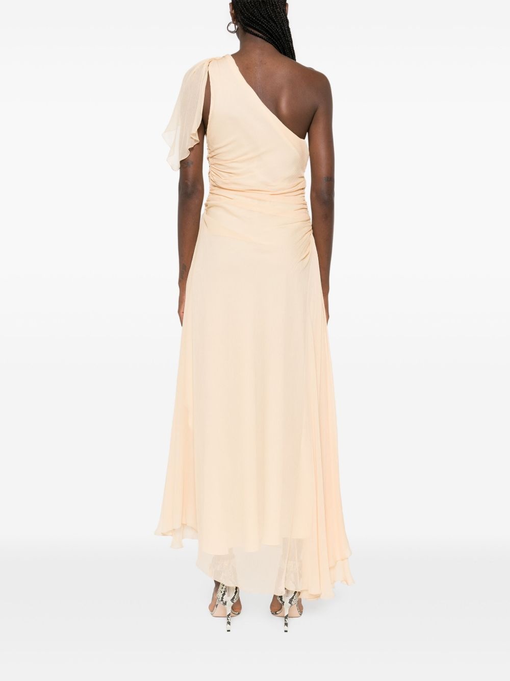 ruched maxi dress - 4