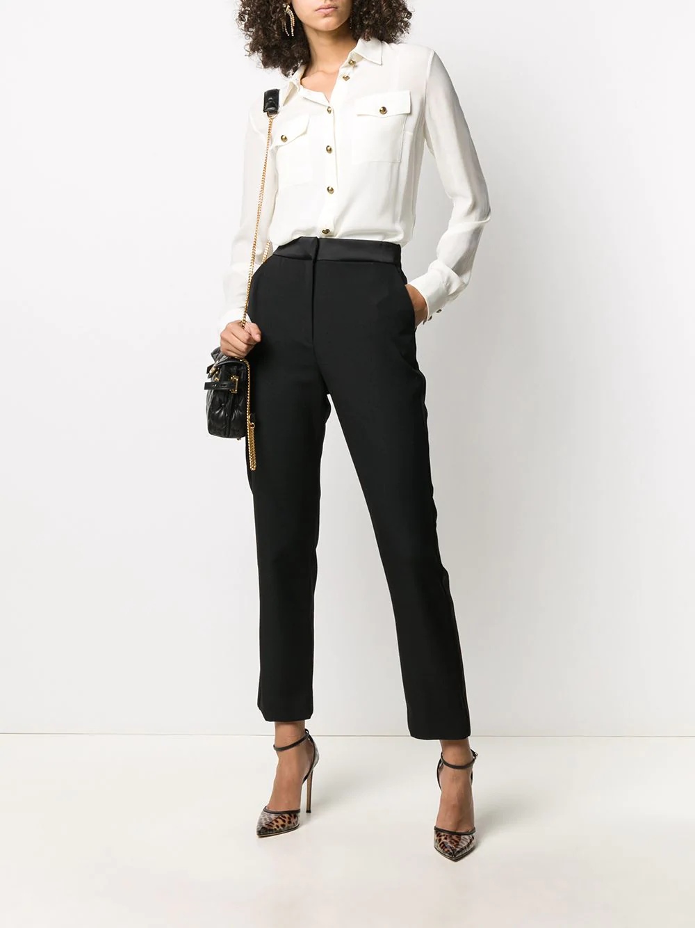 tailored straight-leg trousers - 2