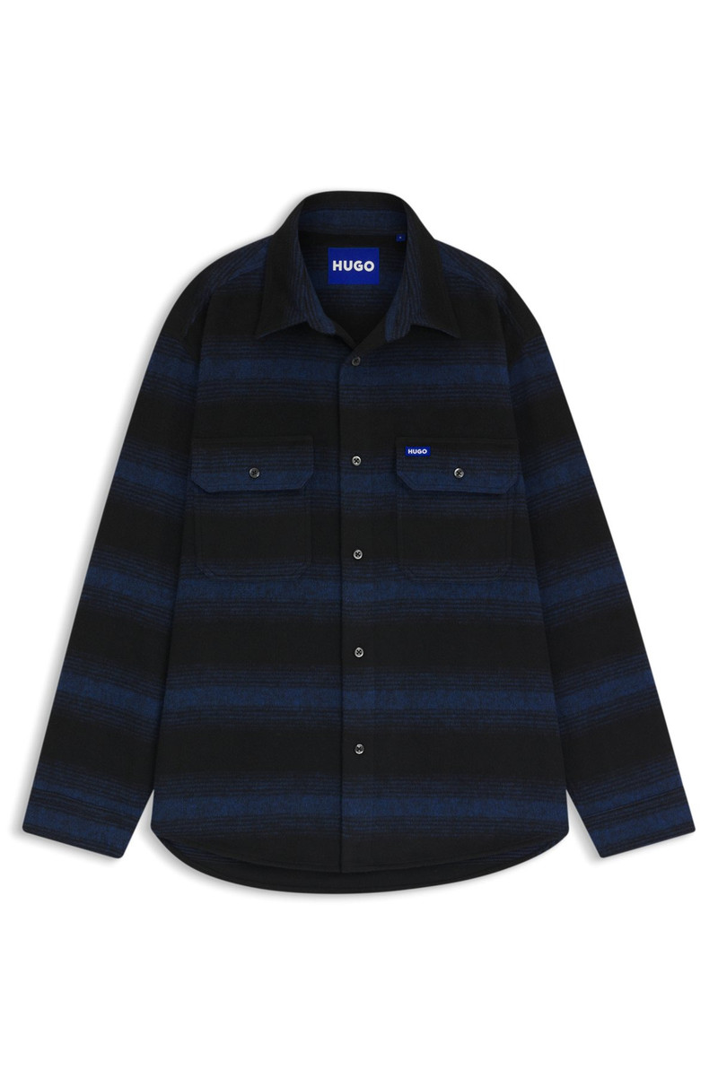 OVERSIZE-FIT SHIRT WITH SHADOW STRIPE 1
