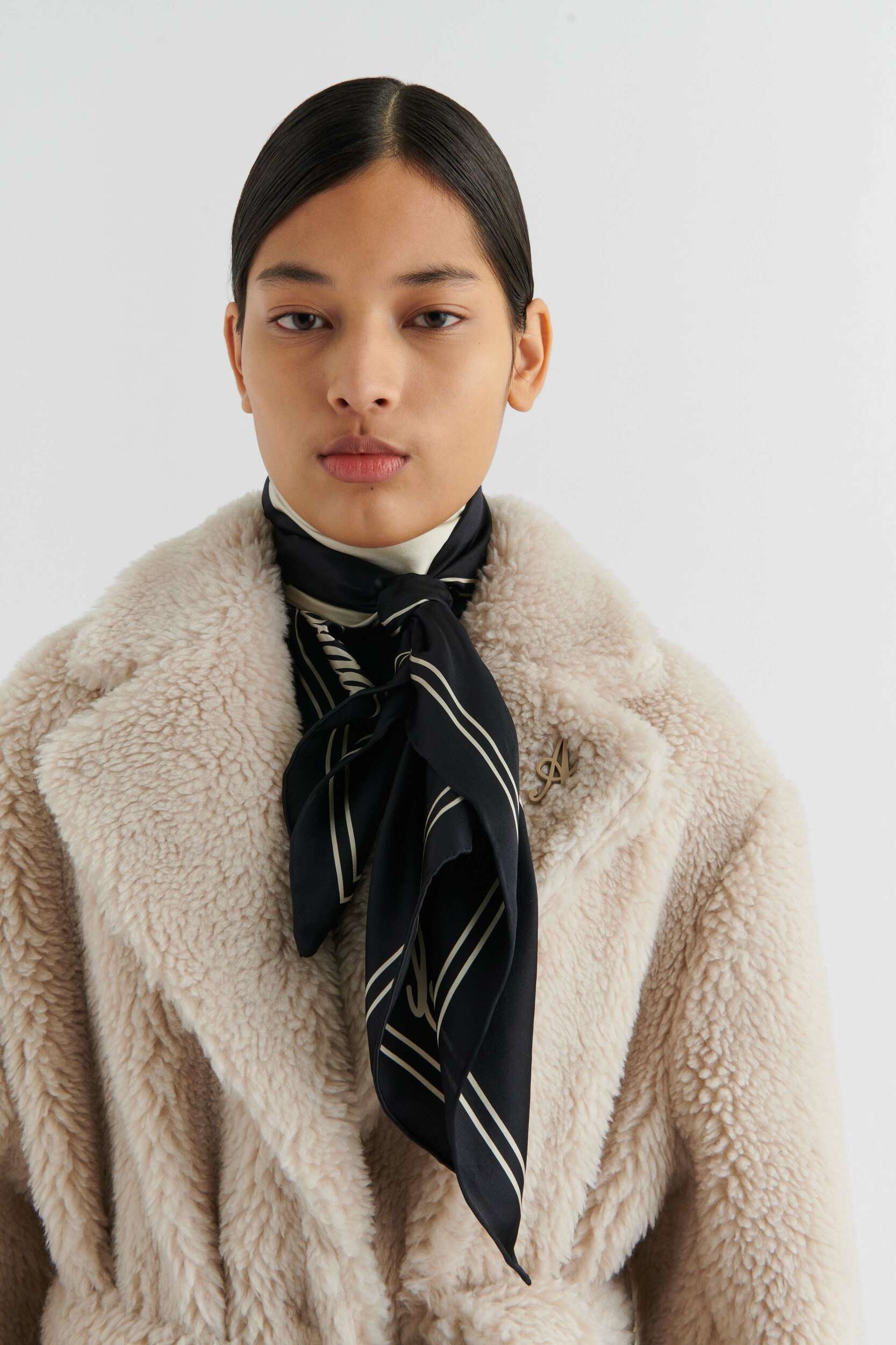 Eden Shearling Wrap Coat - 4