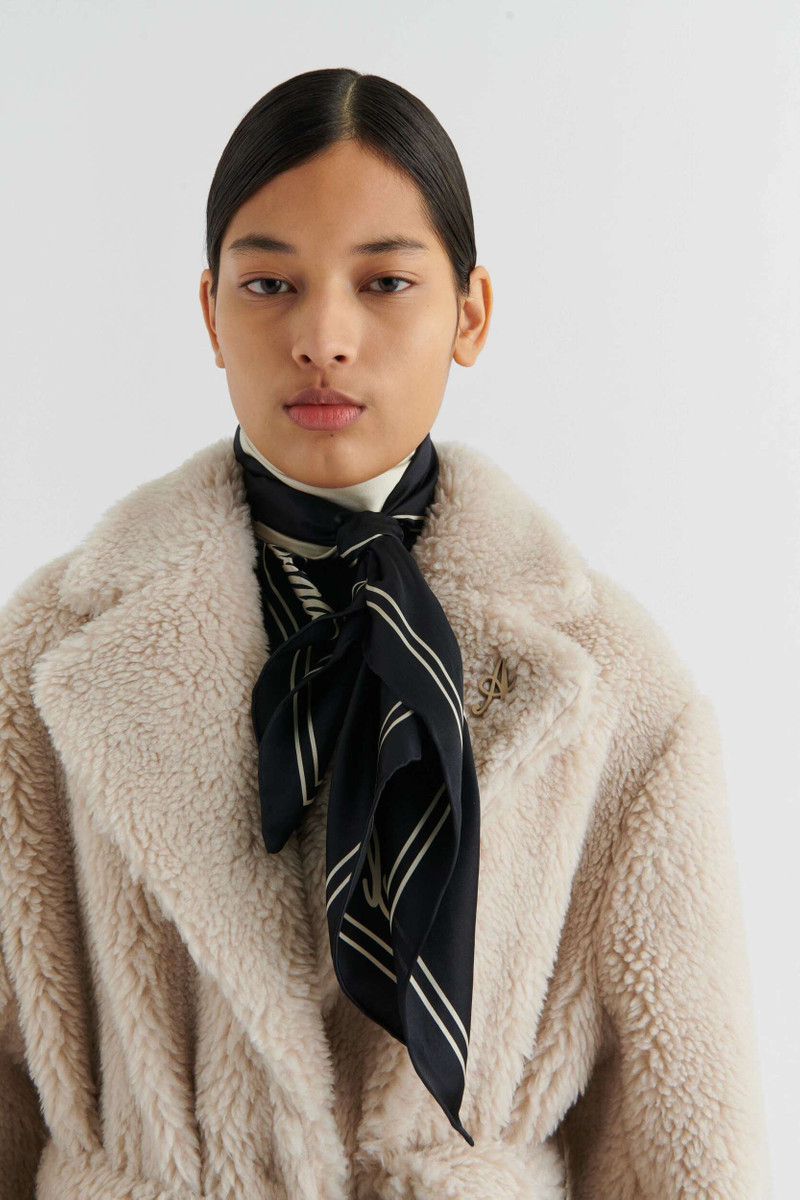 Axel Arigato Eden Shearling Wrap Coat outlook