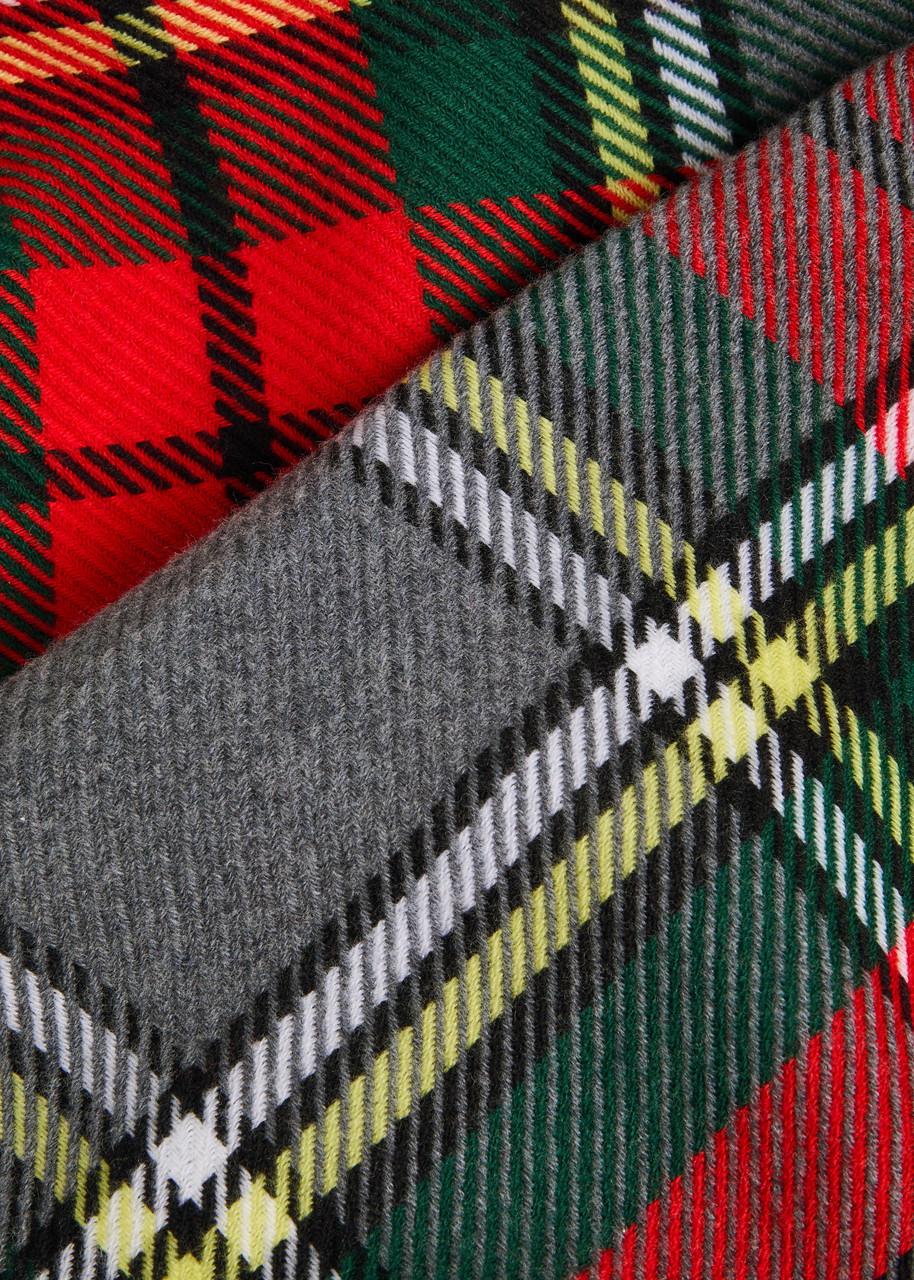 Vivienne Westwood Reversible Tartan Wool Poncho - 5