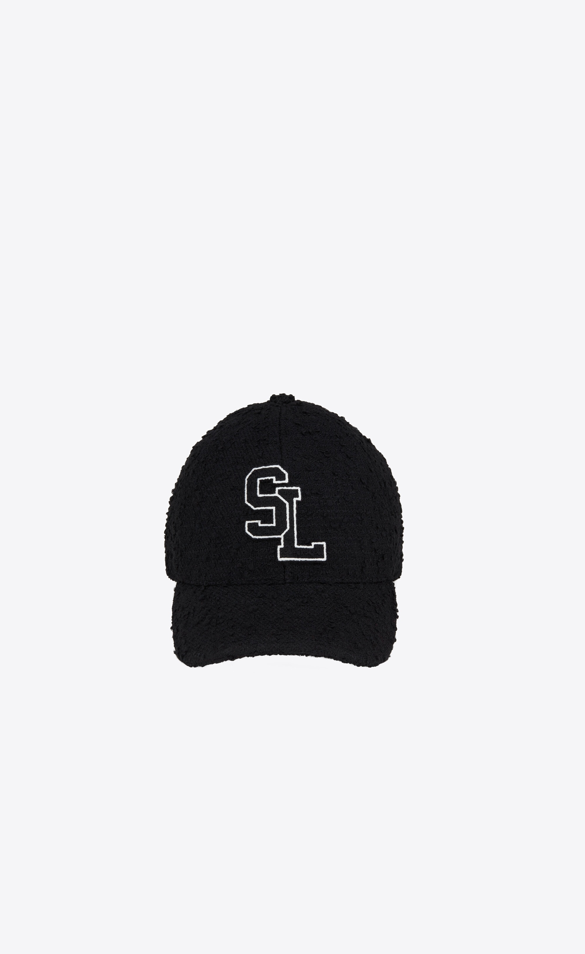 sl baseball cap in bouclé tweed wool - 1