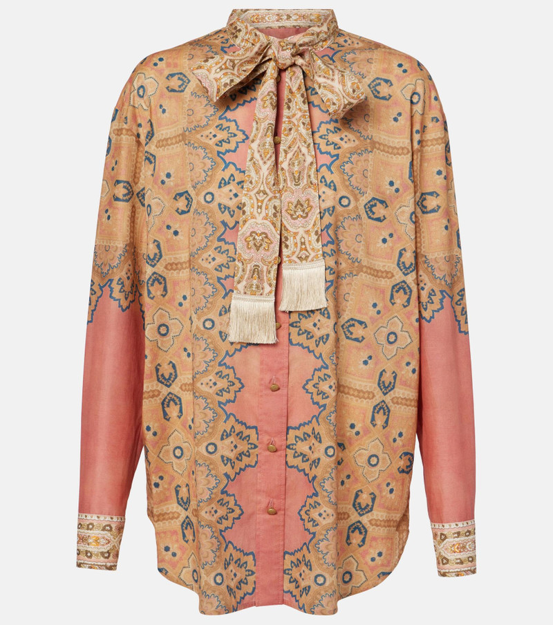 Voyage Imaginaire cotton muslin blouse - 1
