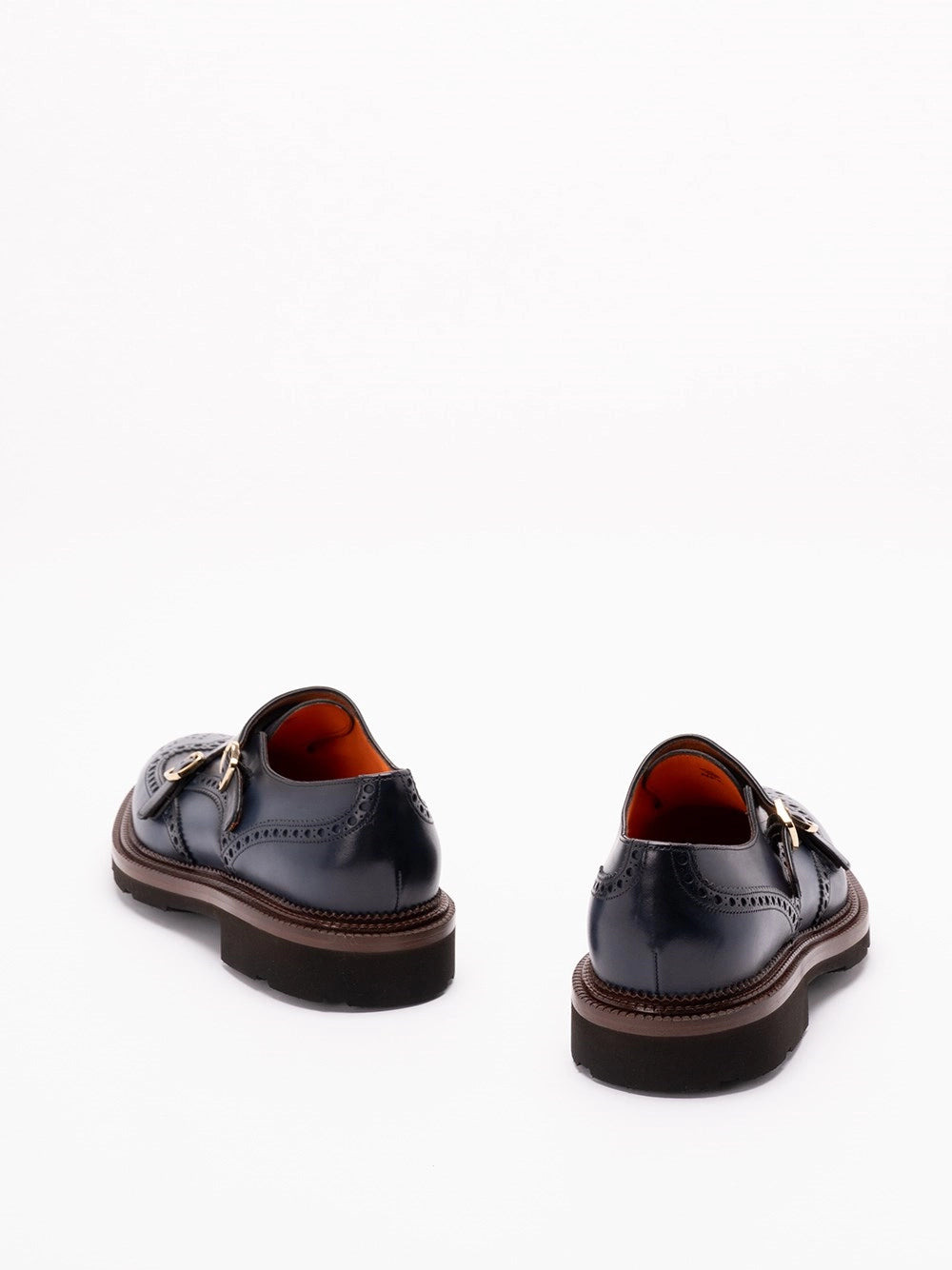 Santoni Men `Kalamabuck` Buckled Shoes - 3