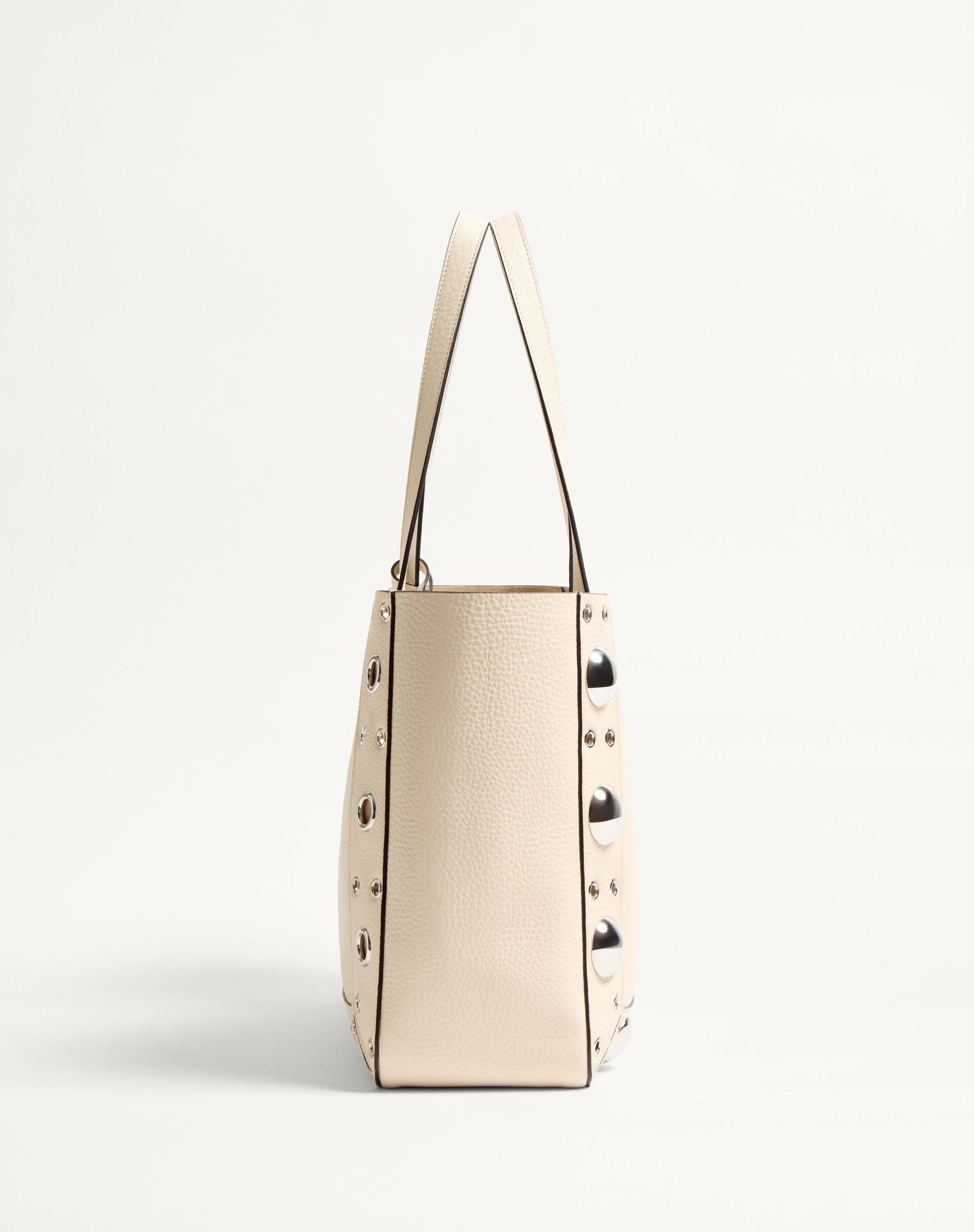 VALENTINO GARAVANI NELLCÔTE MEDIUM SHOPPING BAG IN GRAINY CALFSKIN - 4