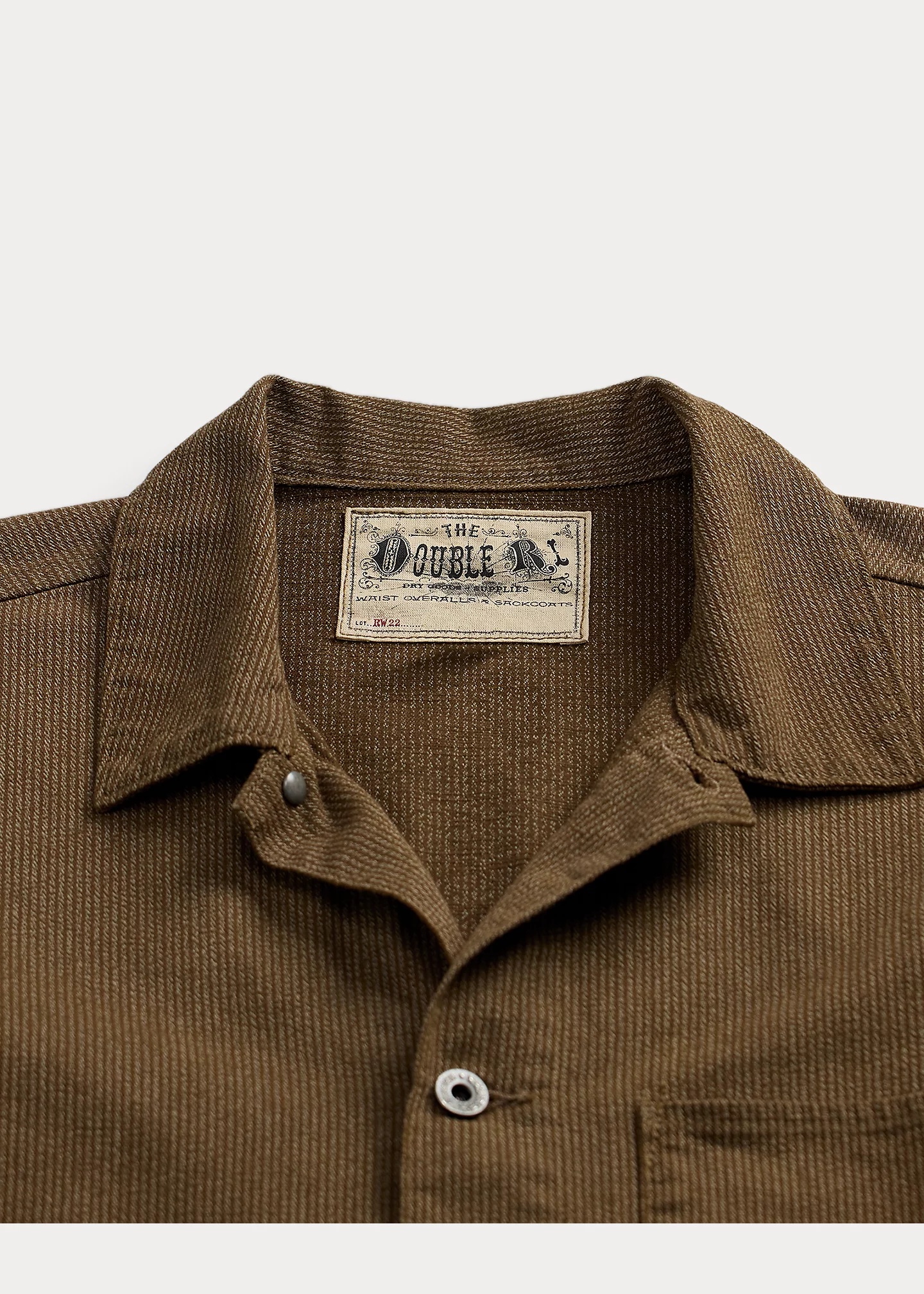 Striped Twill Utility Jacket - 4