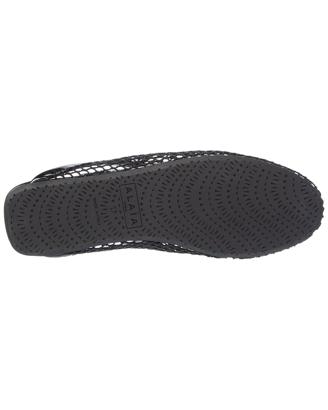 ALAIA Fishnet Mesh & Patent Mule - 4