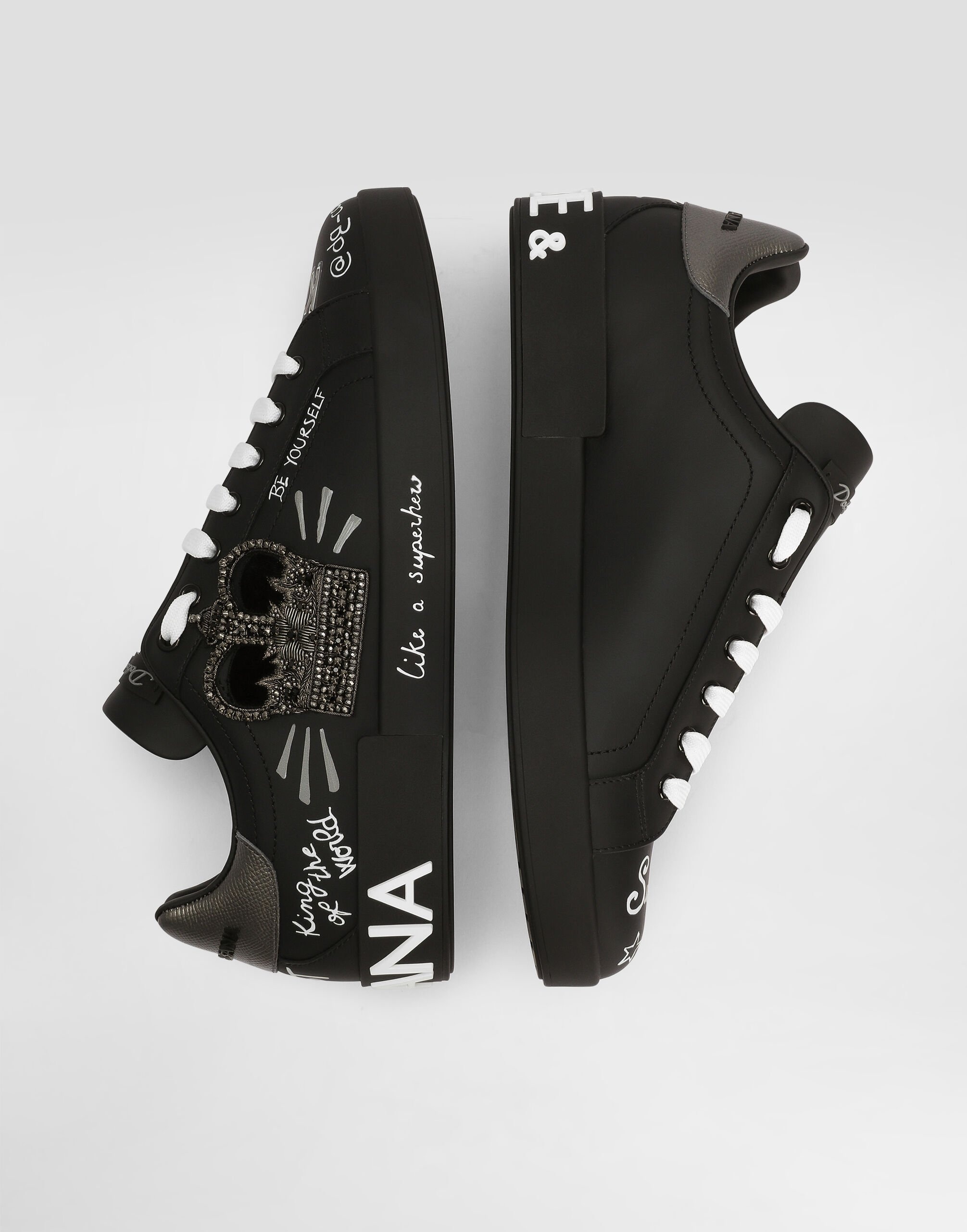 Calfskin Portofino sneakers - 4