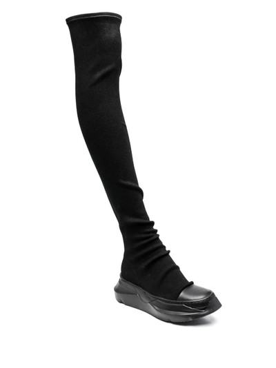 Rick Owens DRKSHDW chunky knee-length boots outlook