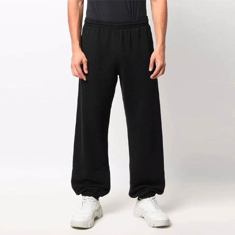 Off-White Men's Off-White SS22 Diagonal Stripes Bundle Feet Sports Pants/Trousers/Joggers Black OMCH029C99FLE0 outlook