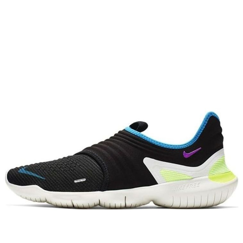 Nike Free RN Flyknit 3.0 'Black Hyper Violet' AQ5707-003 1