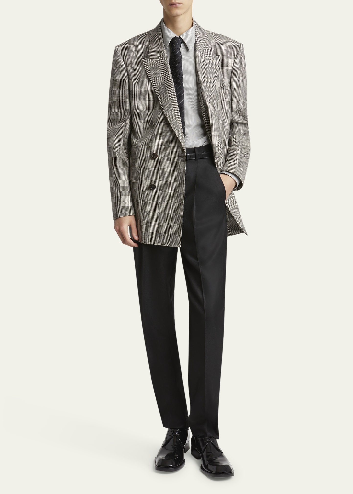 Men's Double-Breasted Relaxed Blazer - 2