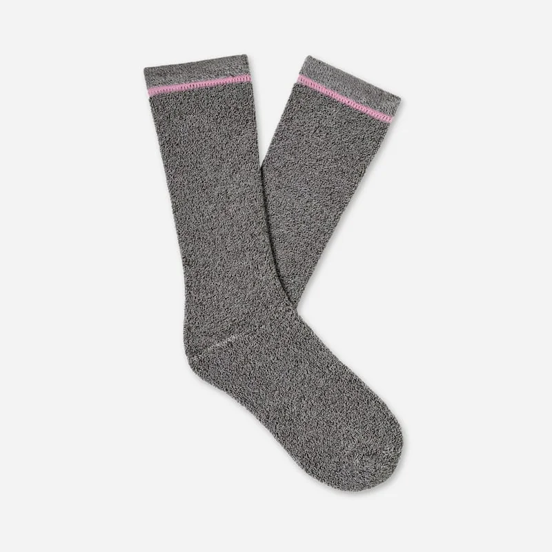 ® Men's Kyro Cozy Crew Sock Bamboo Rayon in Dusted Cocoa - 1