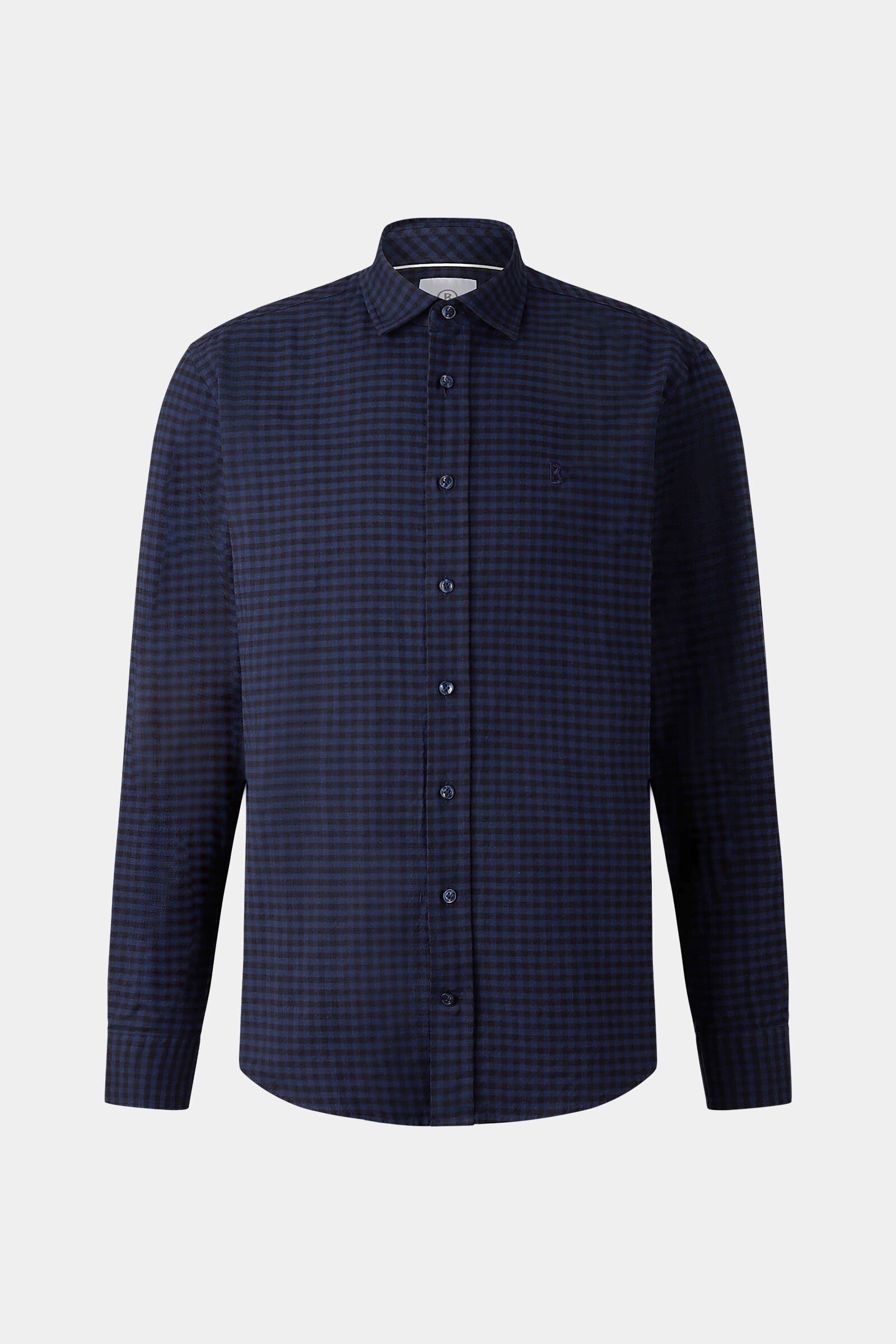Timi Flannel shirt in Dark blue/Black - 1