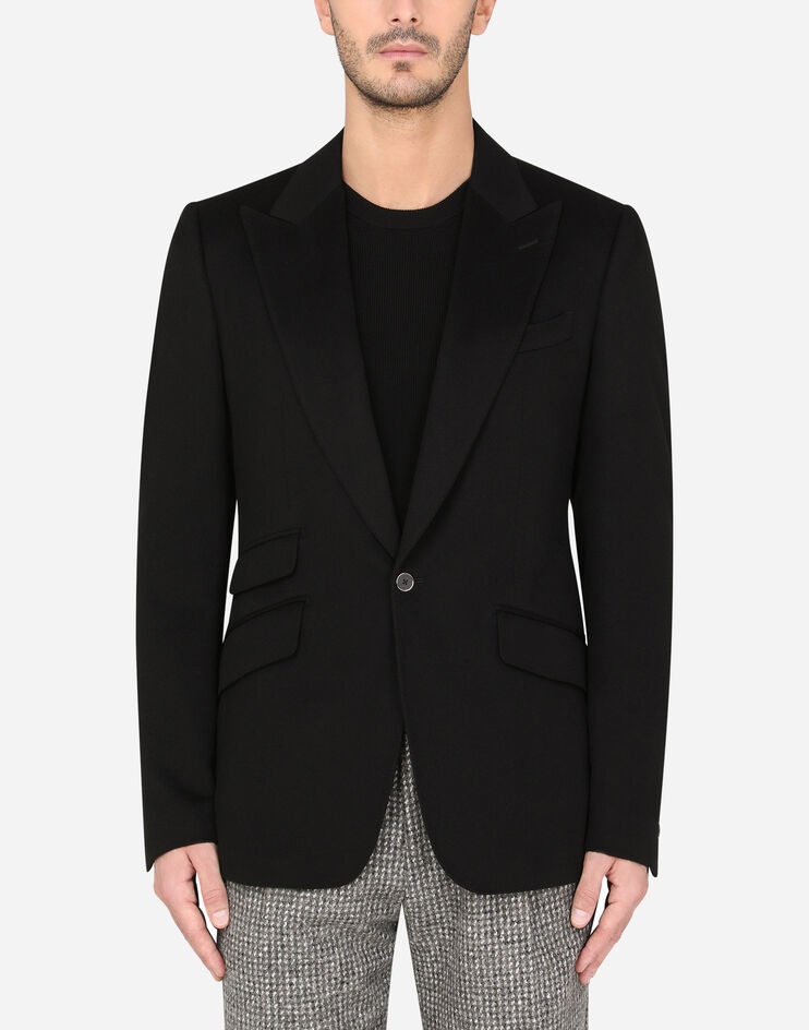 Deconstructed cashmere Sicilia-fit jacket - 1