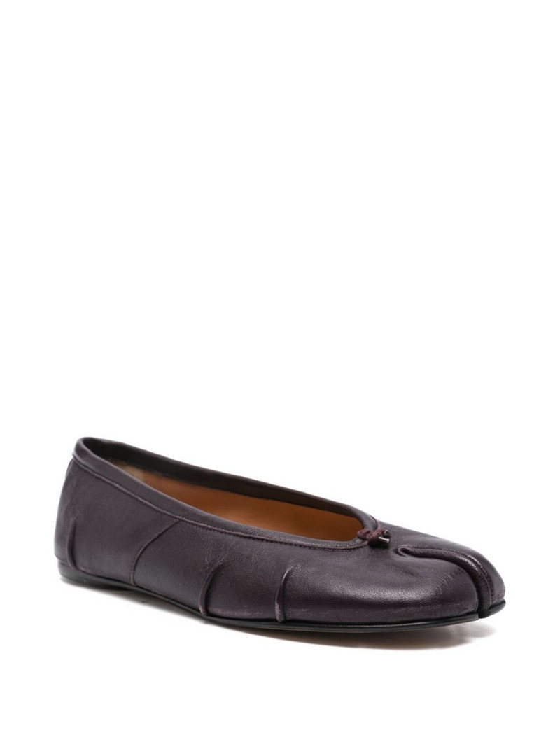 Maison Margiela leather ballet flats outlook