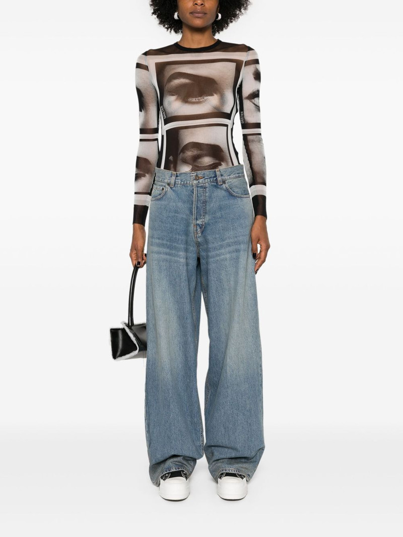 HAIKURE Bethany mid-rise wide-leg jeans outlook