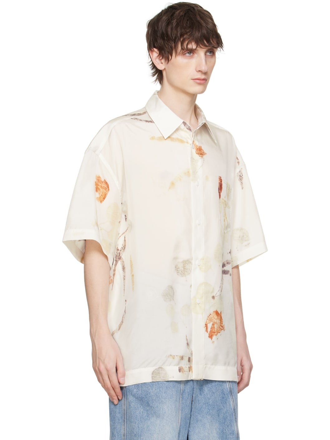 White Plant-Dyed Shirt - 2