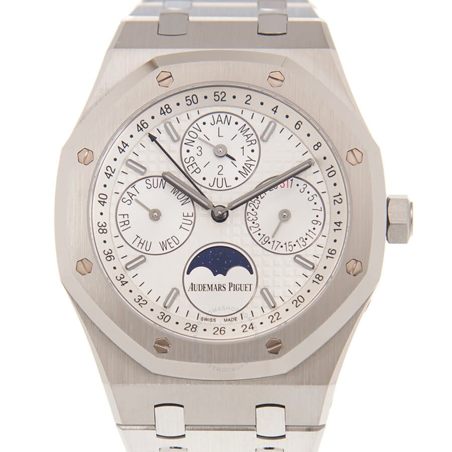 Audemars Piguet Royal Oak Prepetual Calendar Silver Dial Automatic Men's Watch 26574ST.OO.1220ST.01 - 2