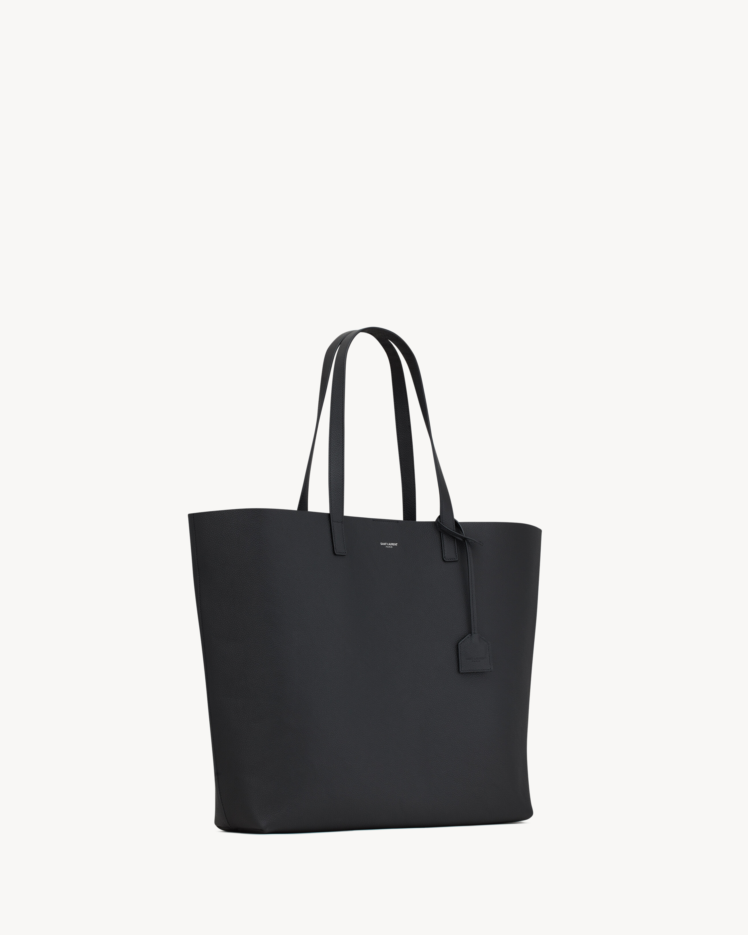 BOLD EAST/WEST SHOPPING BAG IN GRAINED LEATHER - 5