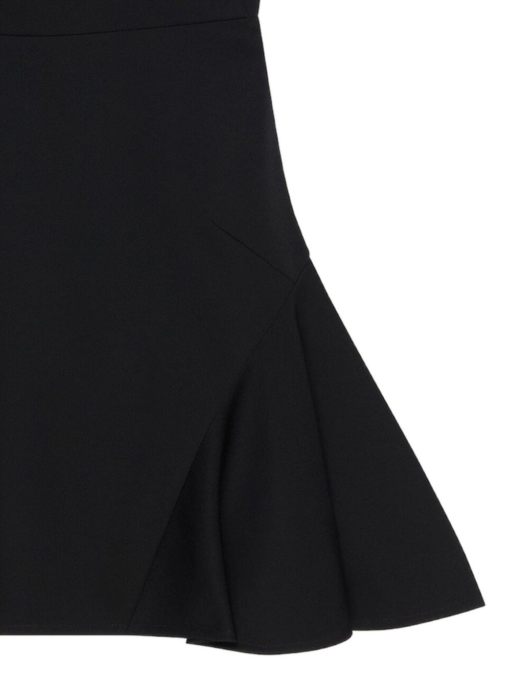 square-neck fluted mini day dress - 2
