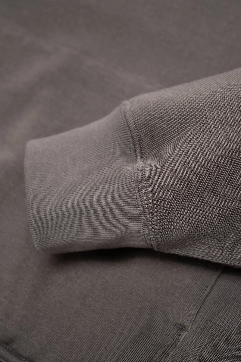 LADY WHITE CO. 2 Ply CR Hoodie - Grey Olive outlook