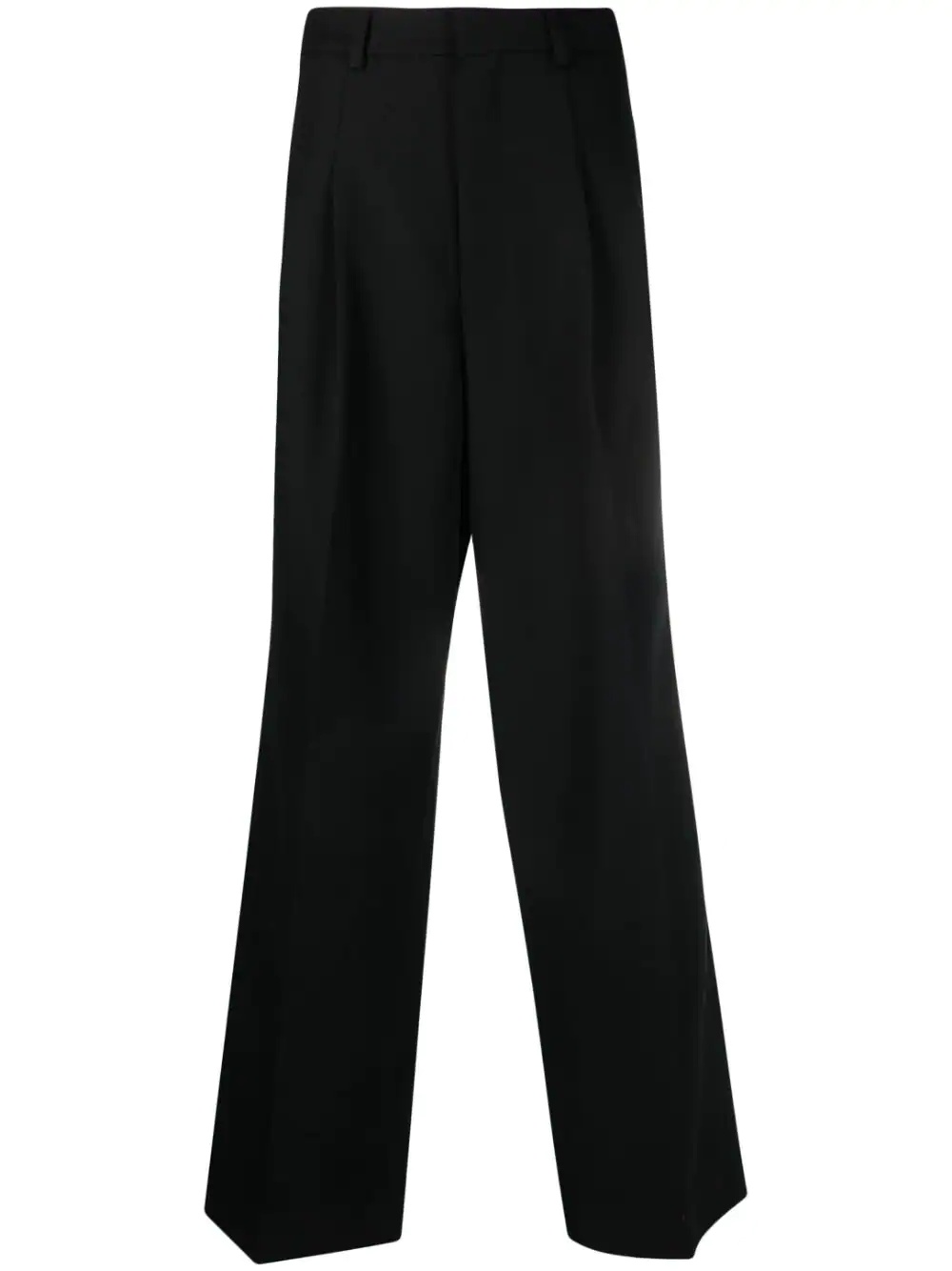 pleat detail tailored trousers - 1