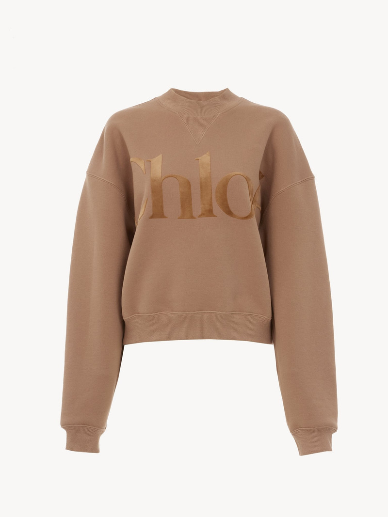 Chloé GENEROUS SWEATER IN COTTON FLEECE outlook