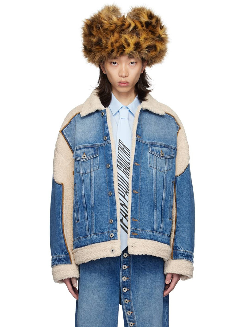 Blue & Beige Petit Grand Denim Jacket 1