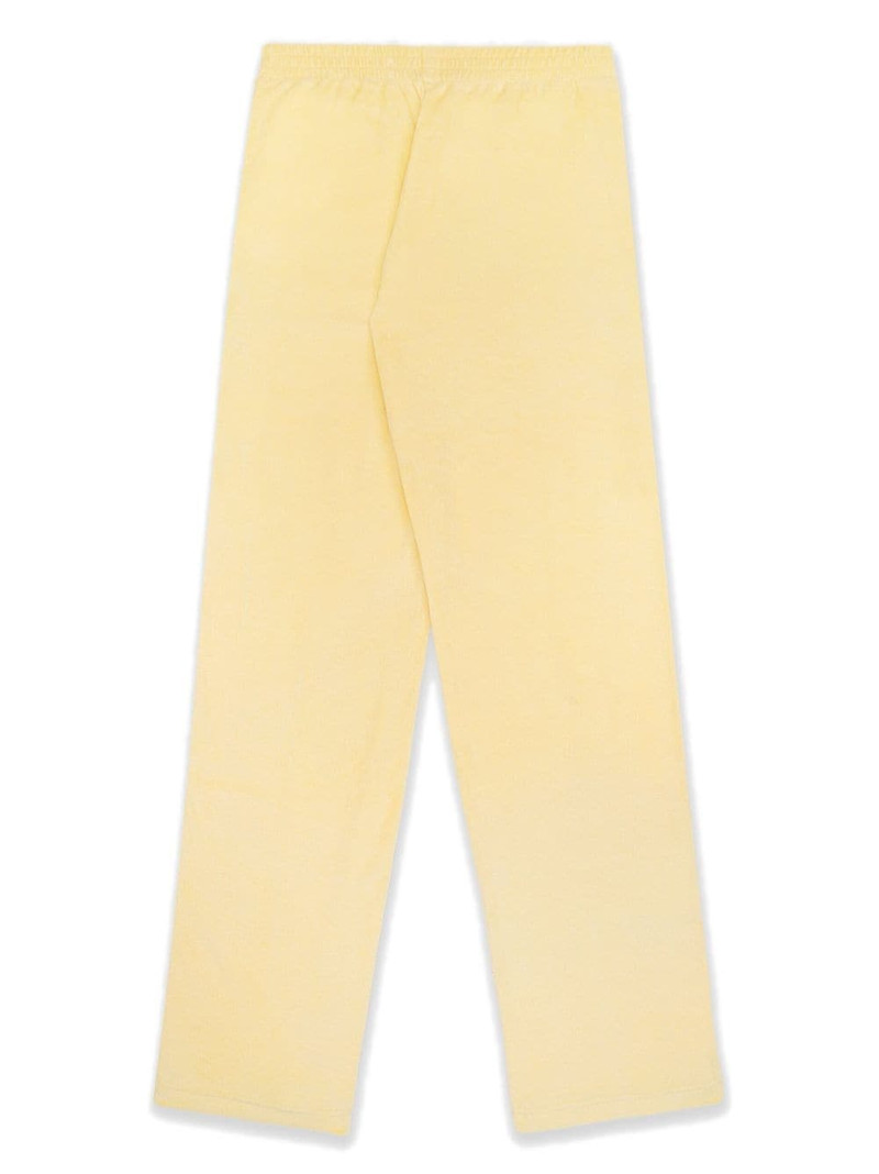 Sporty & Rich logo-embroidered terrycloth track pants outlook