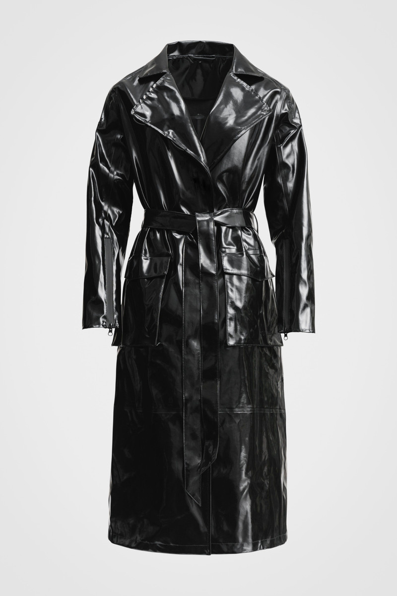 Kista Opal Trench Coat Black - 1