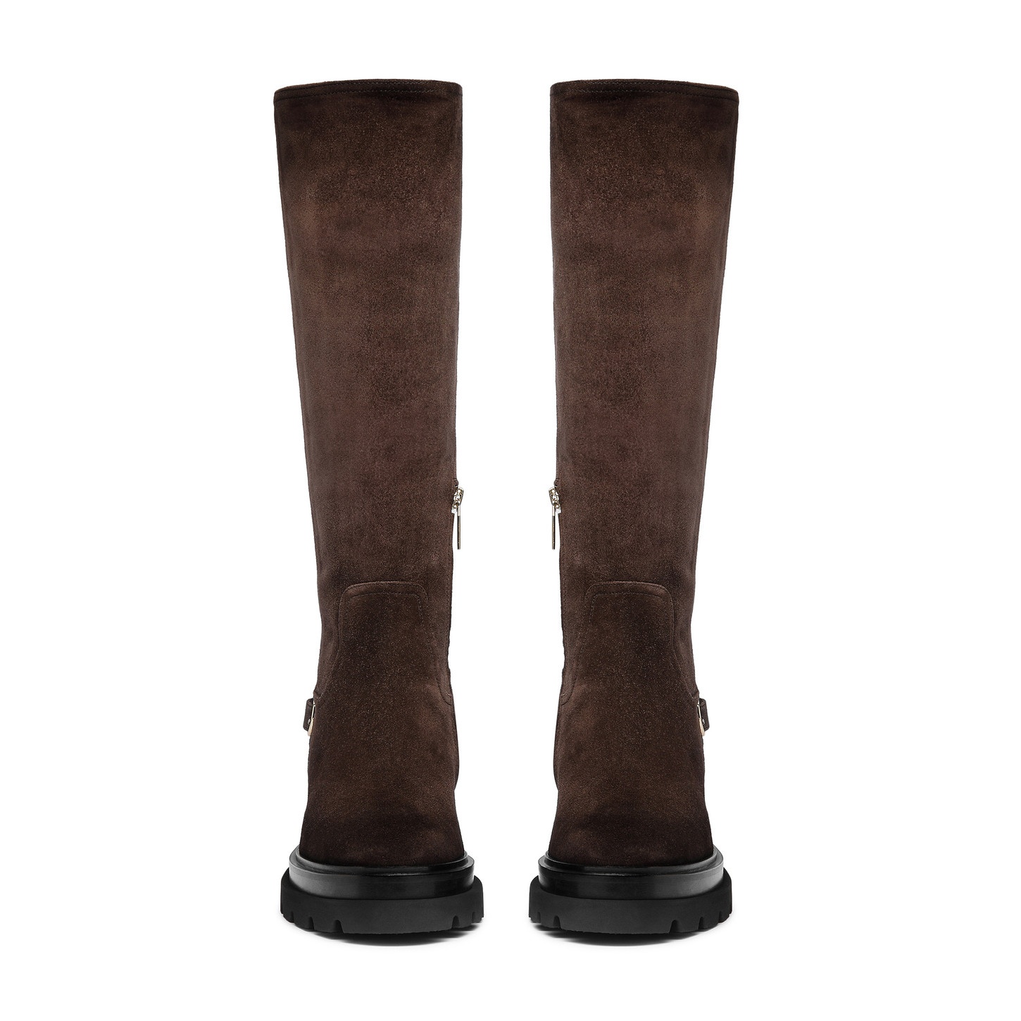 Women's dark brown suede boot - 5