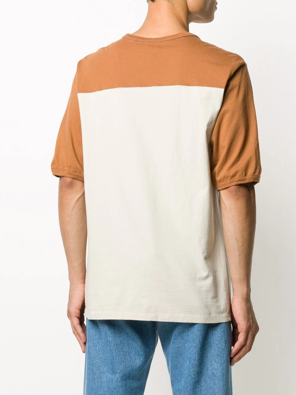 colour block T-shirt  - 4