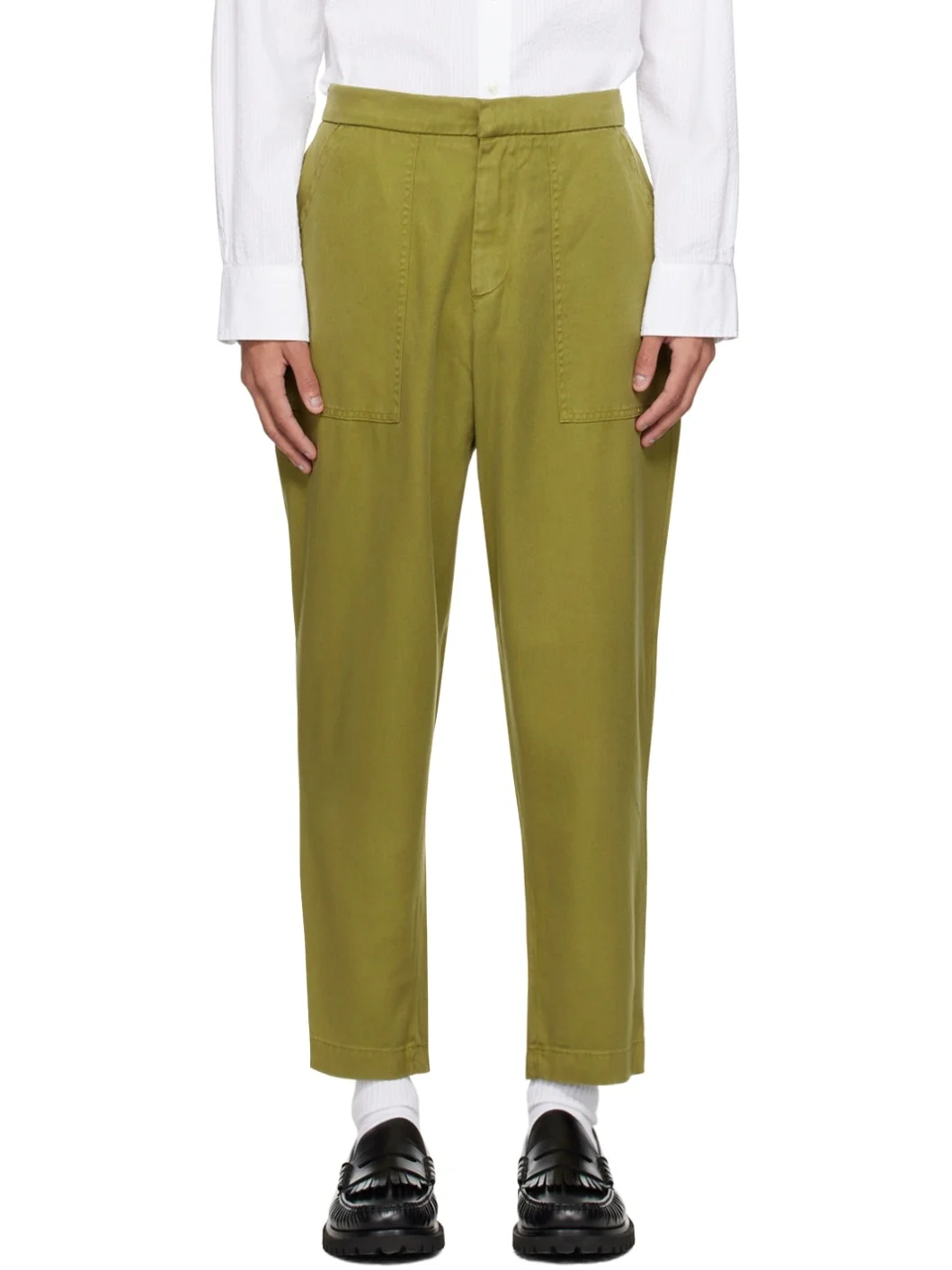 Green Paolo Trousers - 1