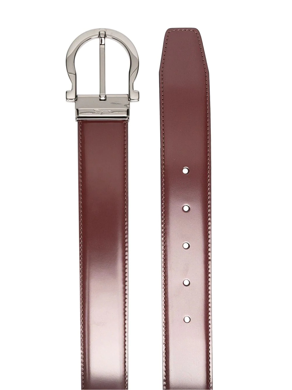 Gancini-buckle reversible belt - 2