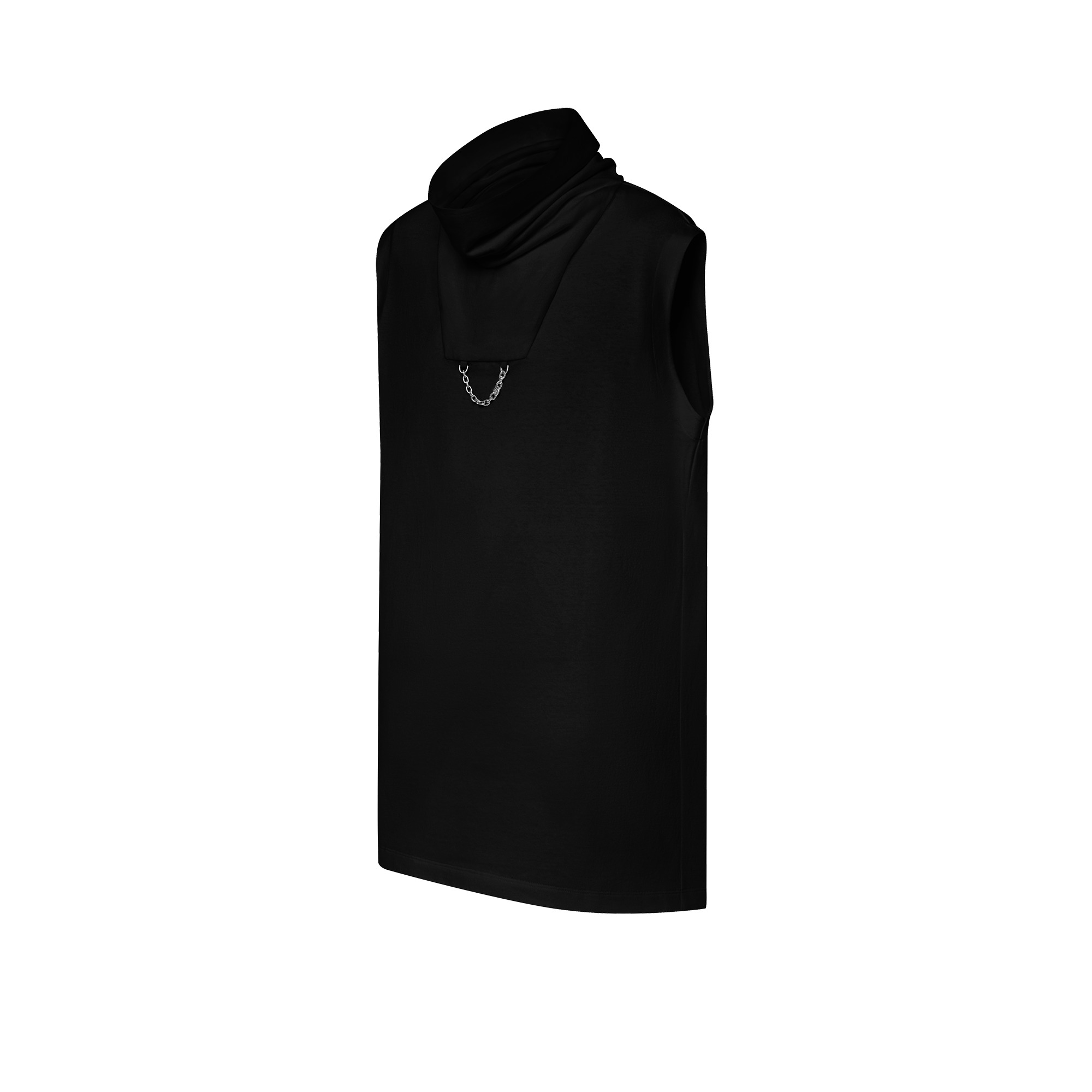 High Neck Shoulder T-Shirt - 2