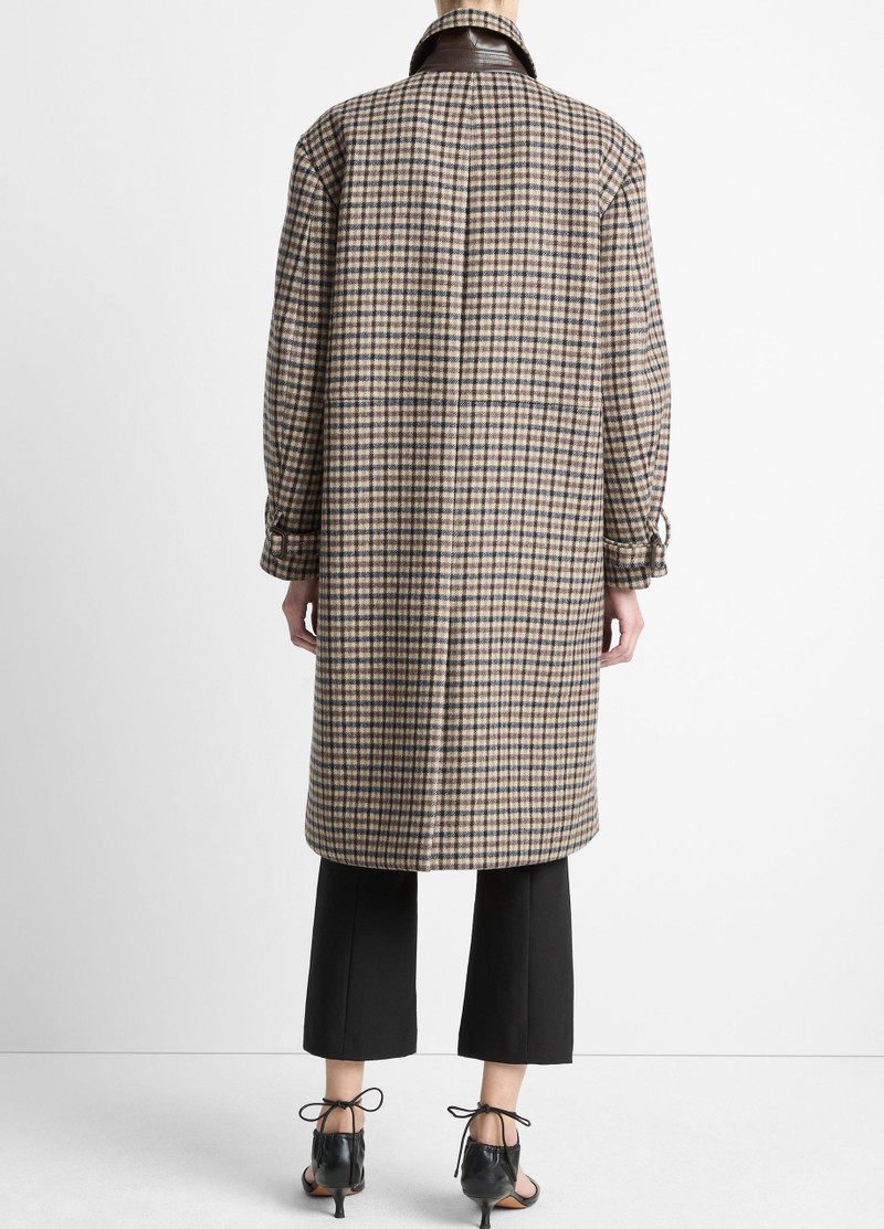 Vince Plaid Car Coat outlook