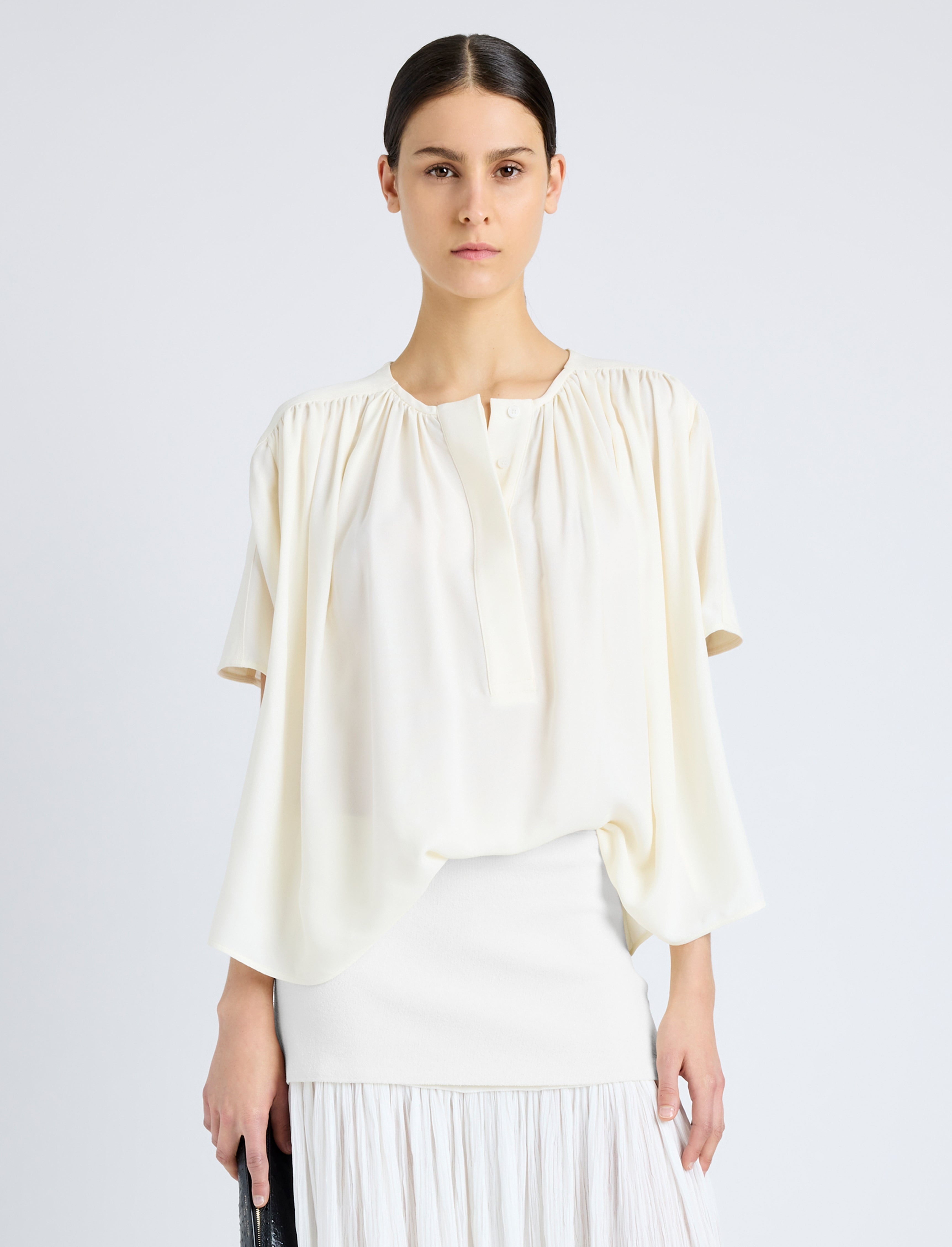 Claire Top in Viscose Georgette - 2