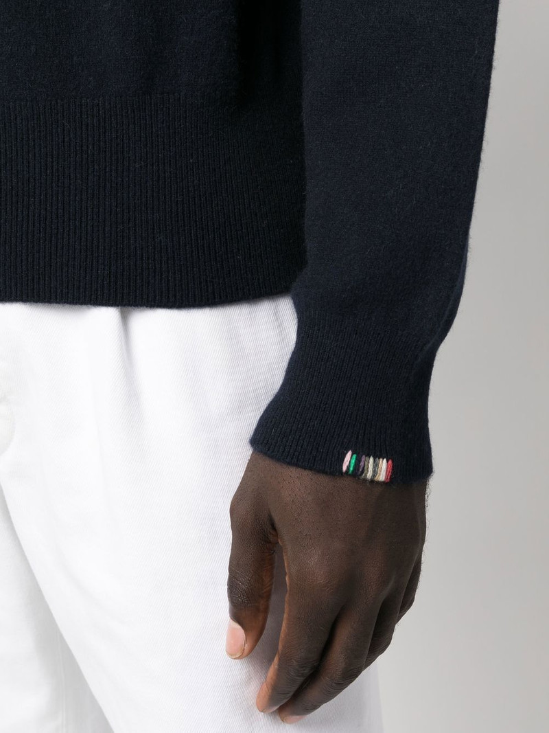 roll neck knitted jumper 6